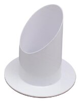 Langkerzenhalter Rund Weiß, für Kerzen Ø 5 cm