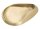 Kerzenhalter Messing Oval Gold (Matt) 9 x 13 cm
