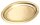 Kerzenteller Messing Oval Gold (Glänzend) 16 x 9,5 cm
