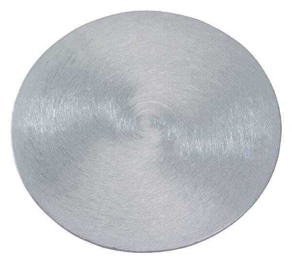 Kerzenteller Aluminium Rund Weiß, für Kerzen Ø bis 10 cm