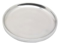 Kerzenteller Aluminium Rund Silber (Glänzend), für Kerzen Ø bis 8 cm