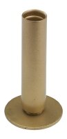 Tischleuchter Eisen Rund Gold Höhe 12 cm, für Kerzen Ø 2,5 cm