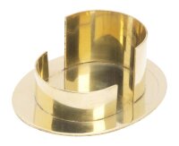 Kerzenhalter Messing Oval Gold (Glänzend) 7 x 5 cm