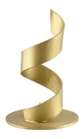Kerzenhalter Aluminium Rund Gold (Matt), für Kerzen Ø 4 cm