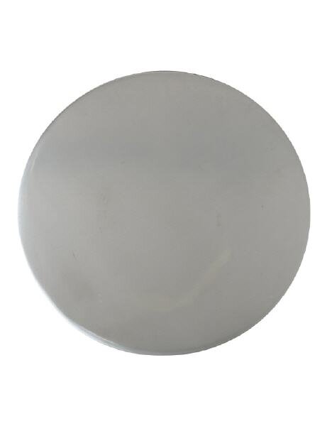 Kerzenteller Edelstahl Rund Silber (Glänzend), für Kerzen Ø bis 10 cm