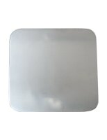 Kerzenteller Edelstahl Quadratisch Silber (Glänzend) 10 x 10 cm