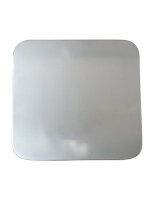 Kerzenteller Edelstahl Quadratisch Silber (Glänzend) 12 x 12 cm