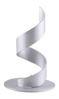 Kerzenhalter Aluminium Rund Silber (Matt), für Kerzen Ø 4 cm